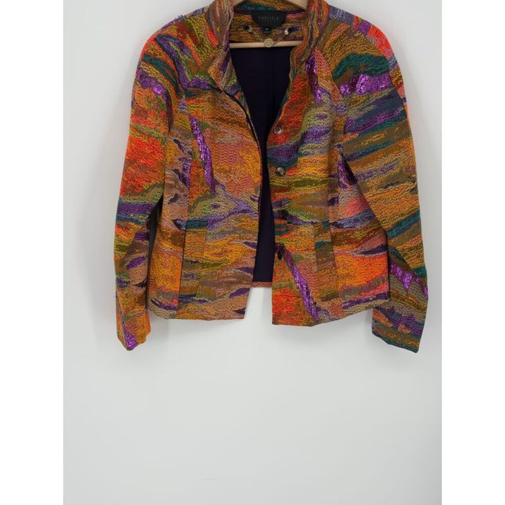 Carlisle Metallic Statement Blazer Jacket